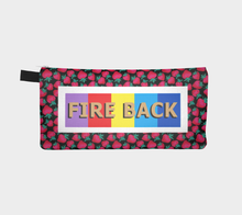 Load image into Gallery viewer, fire back pencil case, strawberries
